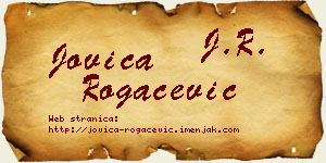 Jovica Rogačević vizit kartica